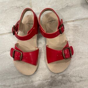 sweet honey red sandals girls size 12